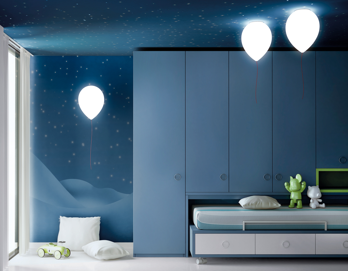 Estiluz - Balloon Wall Lights - 3050 - 74 White