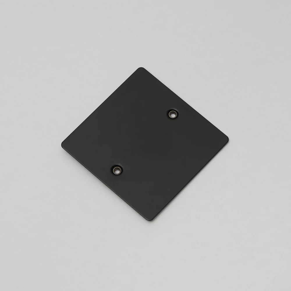 Buster & Punch - 1G Wall Plate Blank - Black Finish