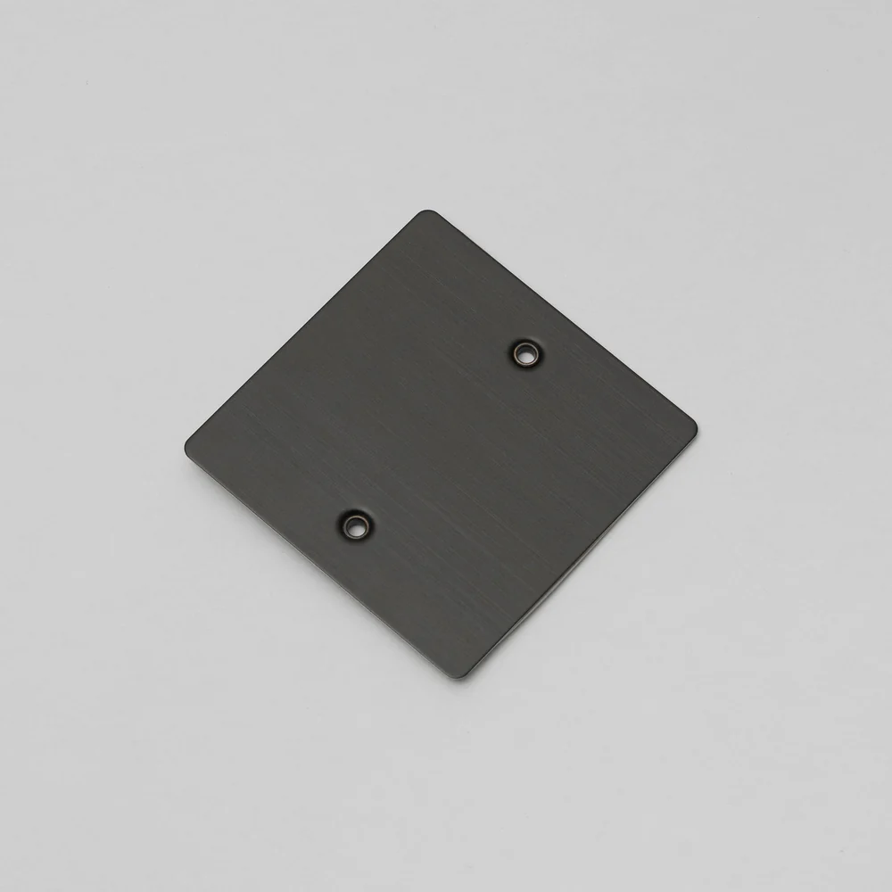 Buster & Punch - 1G Wall Plate Blank - Smoked Bronze Finish
