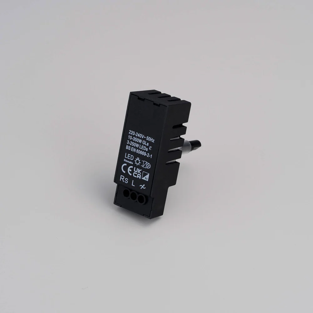 Buster & Punch - Dimmer Module Retractive Long Spindle - Black Finish