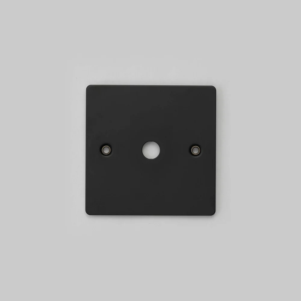 Buster & Punch - 1G Wall Plate Dimmer or Toggle - Black Finish