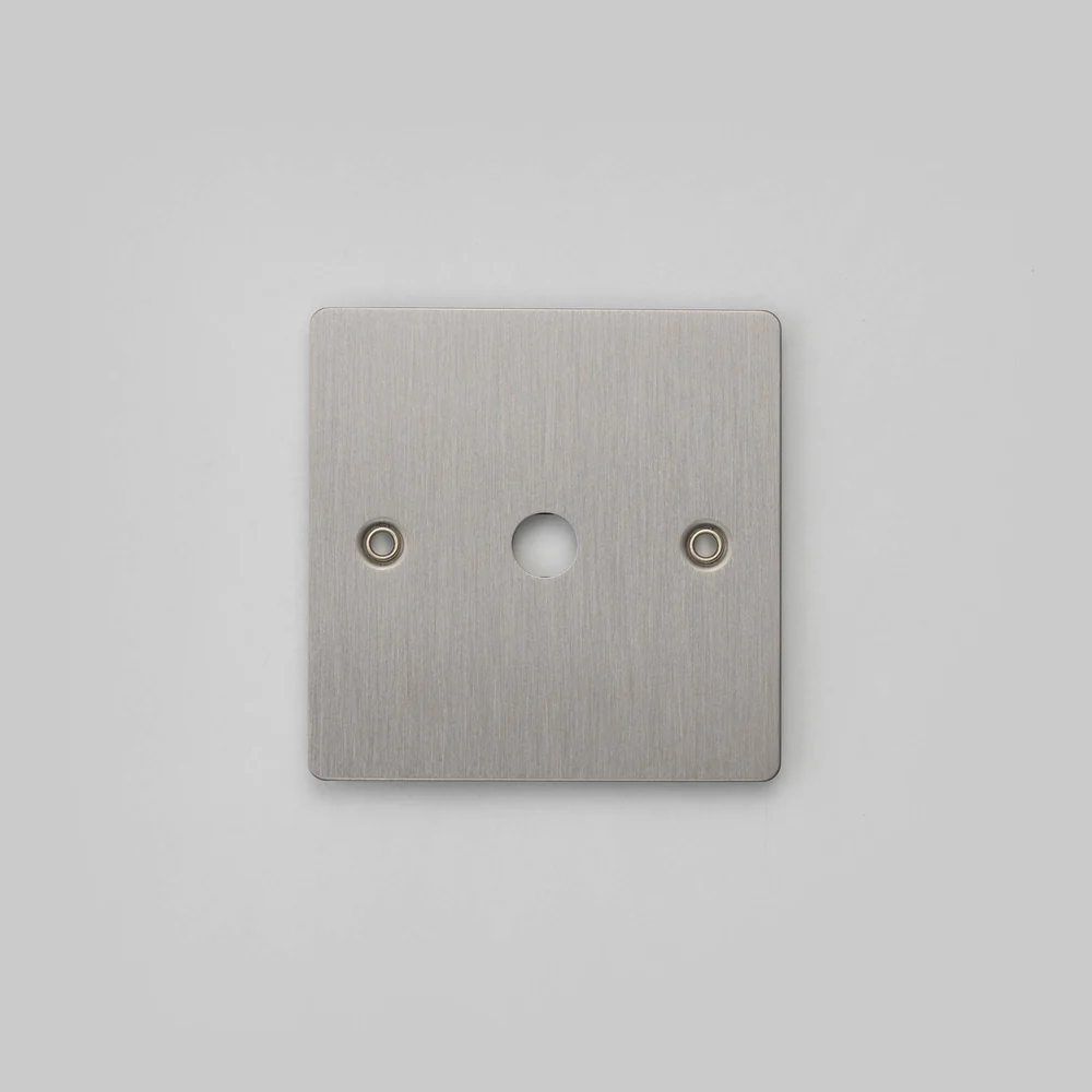 Buster & Punch - 1G Wall Plate Dimmer or Toggle - Steel Finish