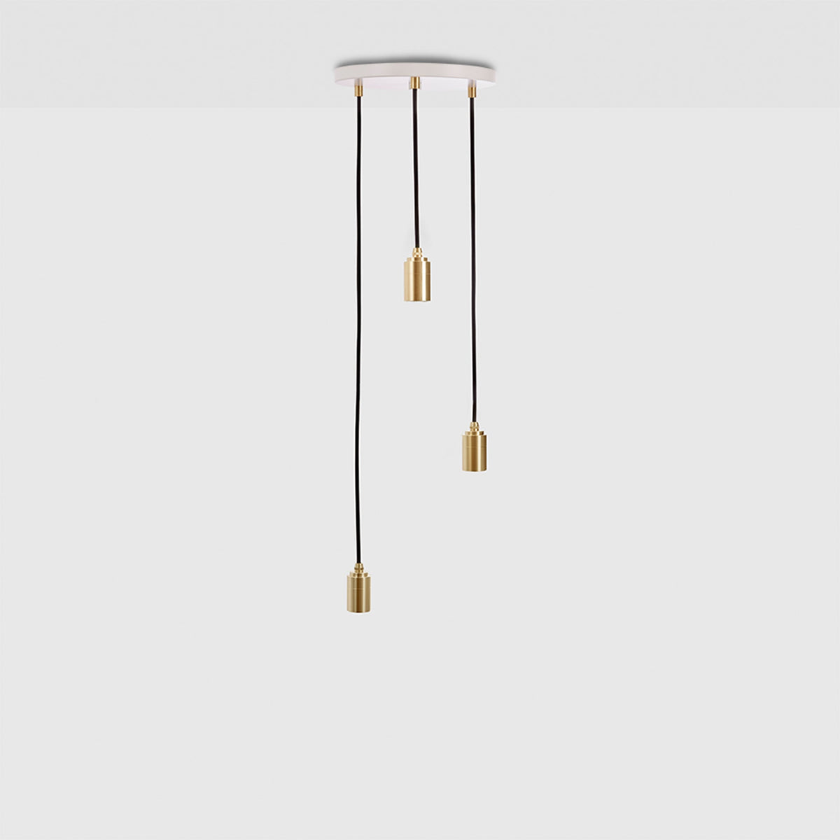 Tala Tala Triple Pendant in Brass