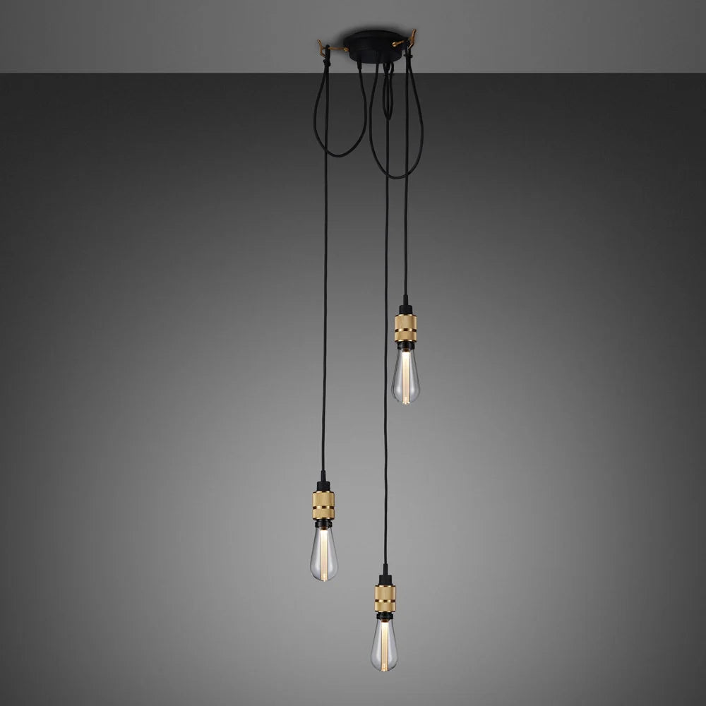 Buster & Punch Hooked Pendant Chandelier - 3.0 - Nude - Smoked Bronze- 2.0m