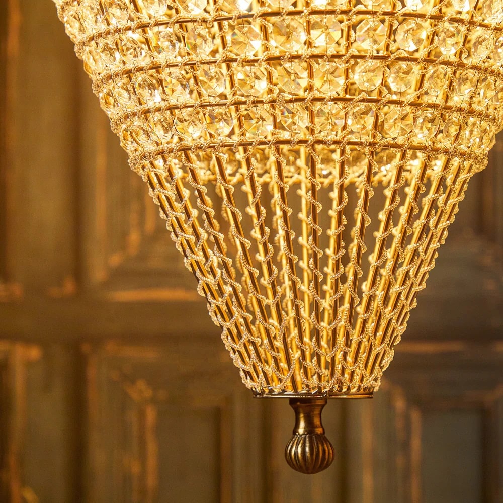 Pooky Lachrymose Large Crystal Chandelier