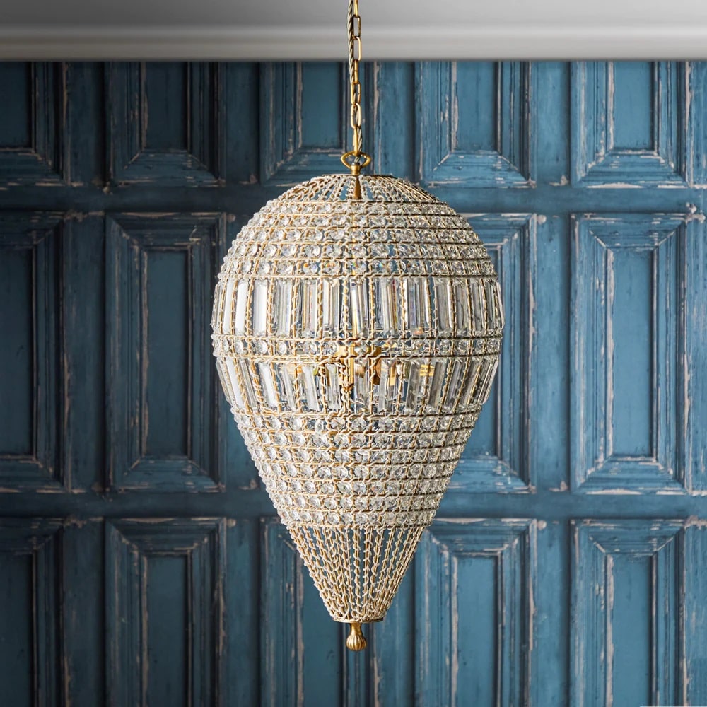 Pooky Lachrymose Large Crystal Chandelier