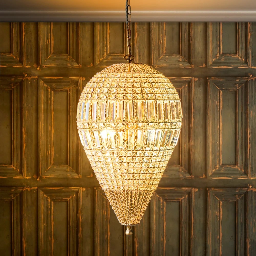 Pooky Lachrymose Large Crystal Chandelier