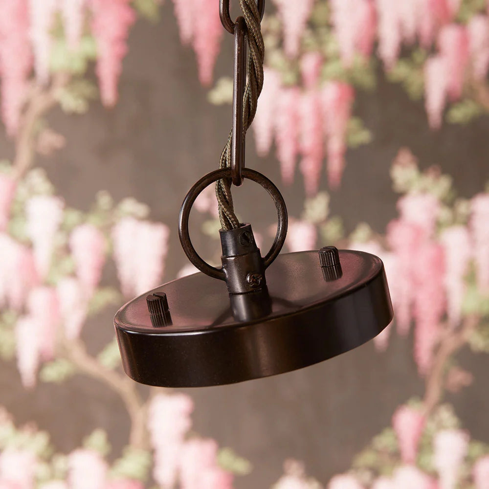 Pooky Larger Rita Chandelier with Clear Blown Glass Droplets