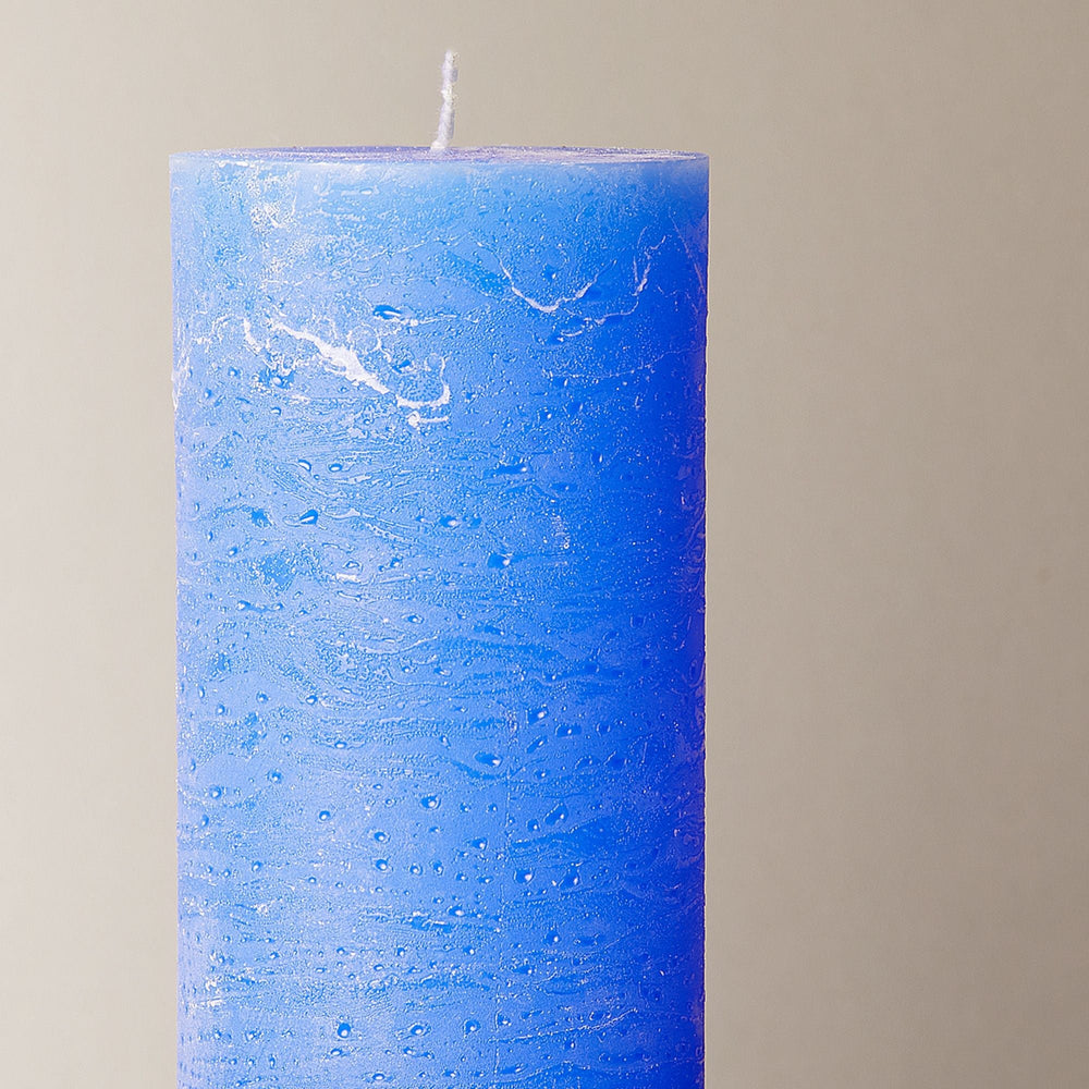 Pooky - Regular Ferris Pillar Candle - French Blue