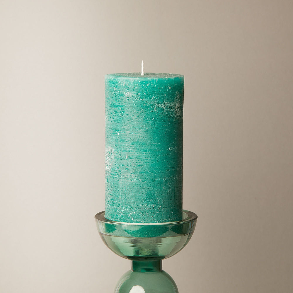 Pooky - Regular Ferris Pillar Candle - Emerald