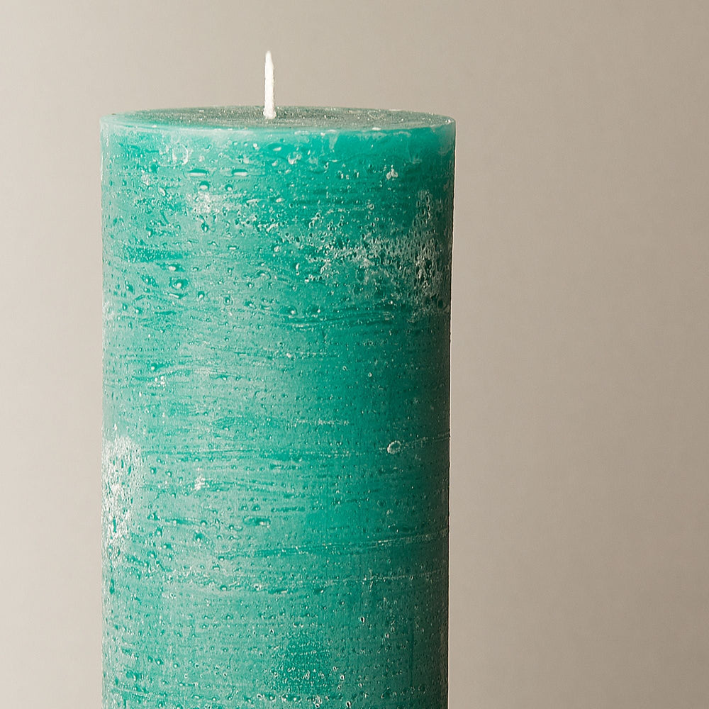 Pooky - Regular Ferris Pillar Candle - Emerald