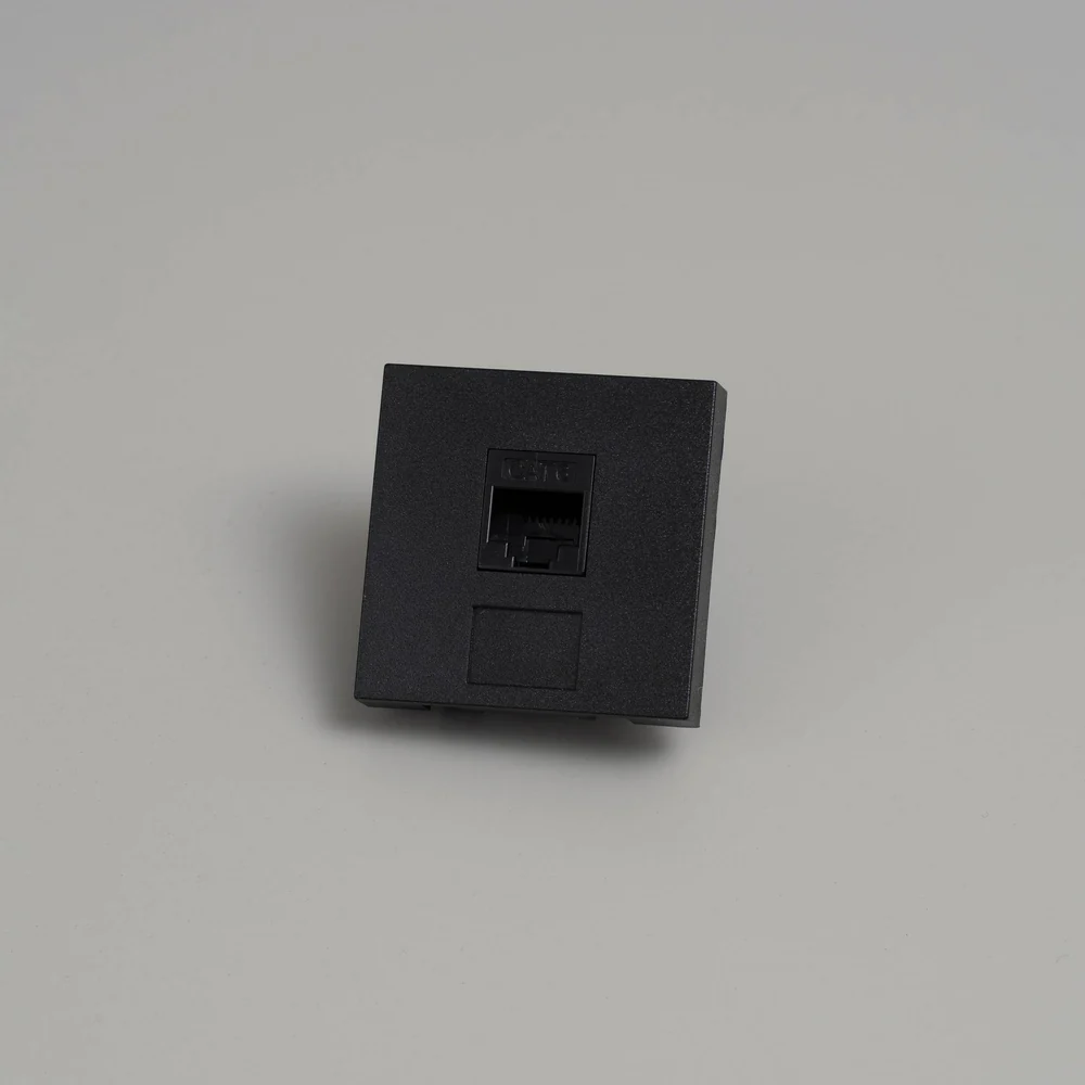 Buster & Punch - RJ45 Module 45 mm - Black Finish