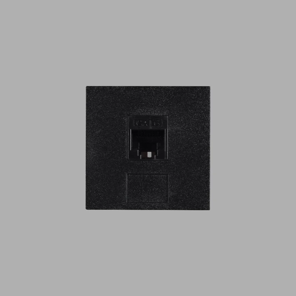 Buster & Punch - RJ45 Module 45 mm - Black Finish