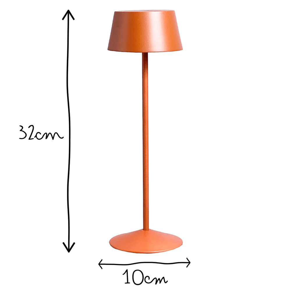 Pooky - Scoon Rechargeable Table Lamp - Rust