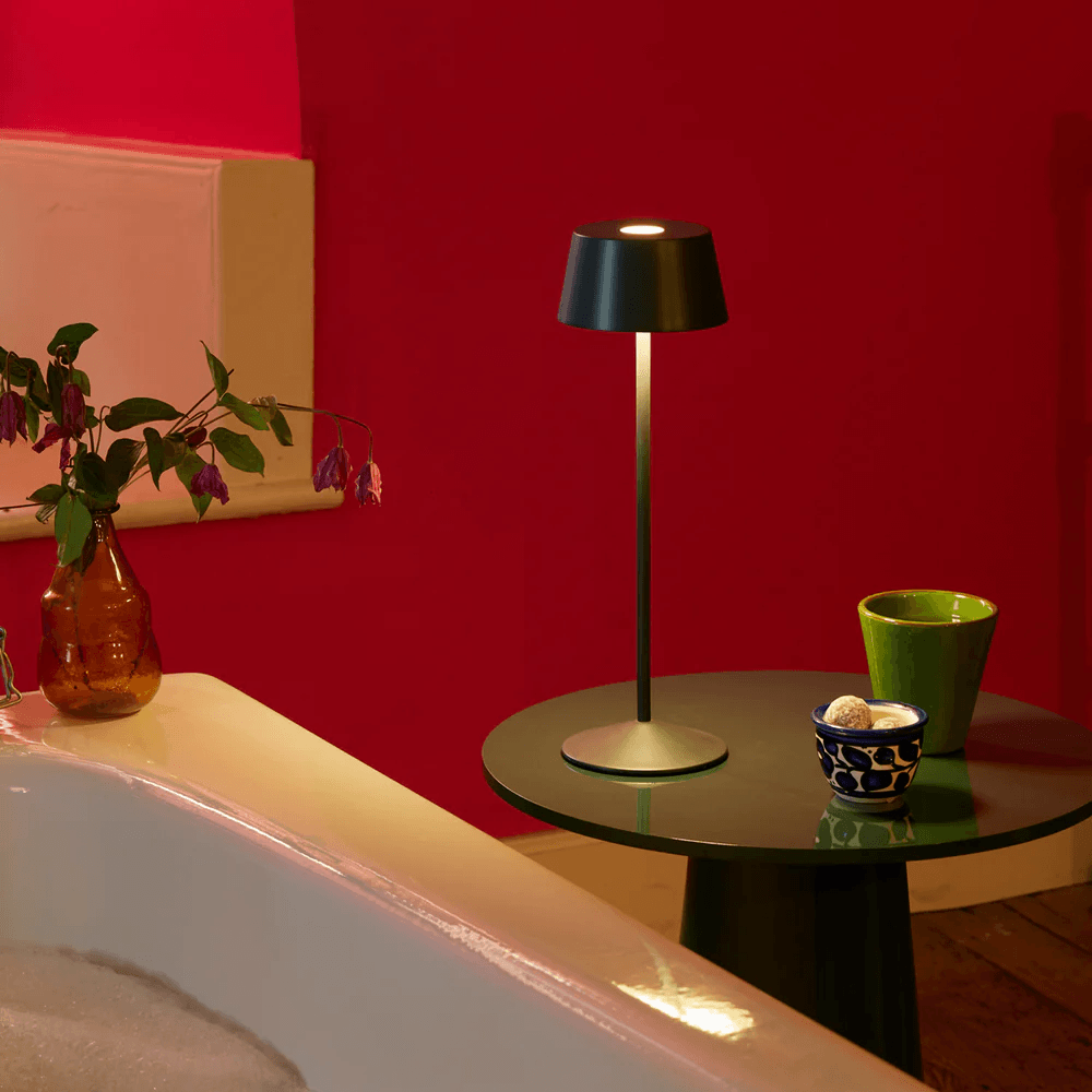 Pooky - Scoon Rechargeable Table Lamp - Shale