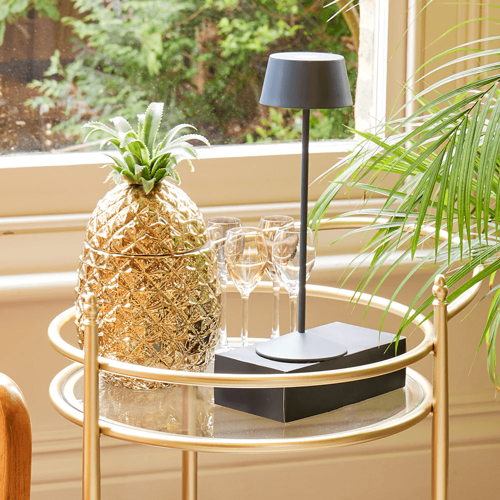 Pooky - Scoon Rechargeable Table Lamp - Shale