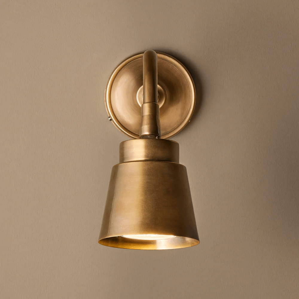 Pooky - Wendell Wall Light - Antique Brass