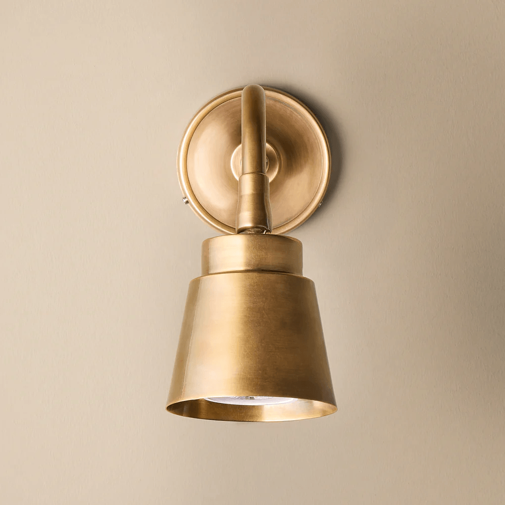 Pooky - Wendell Wall Light - Antique Brass