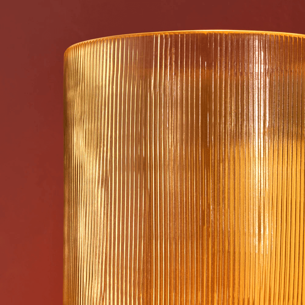 Pooky - Riven Wall Light - Etched Glass And Brass