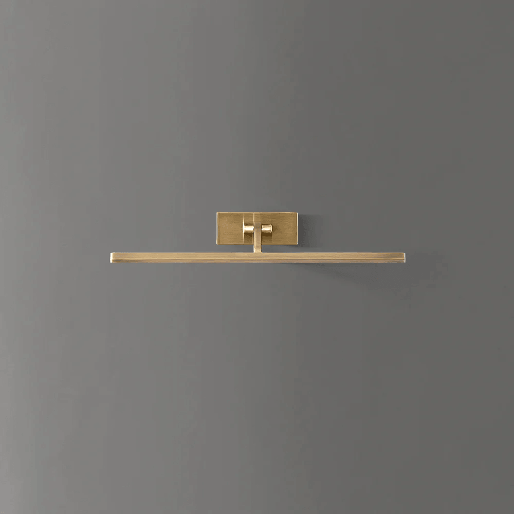 Pooky - Blake Dimmable Picture Light - Medium - Antique Brass Finish