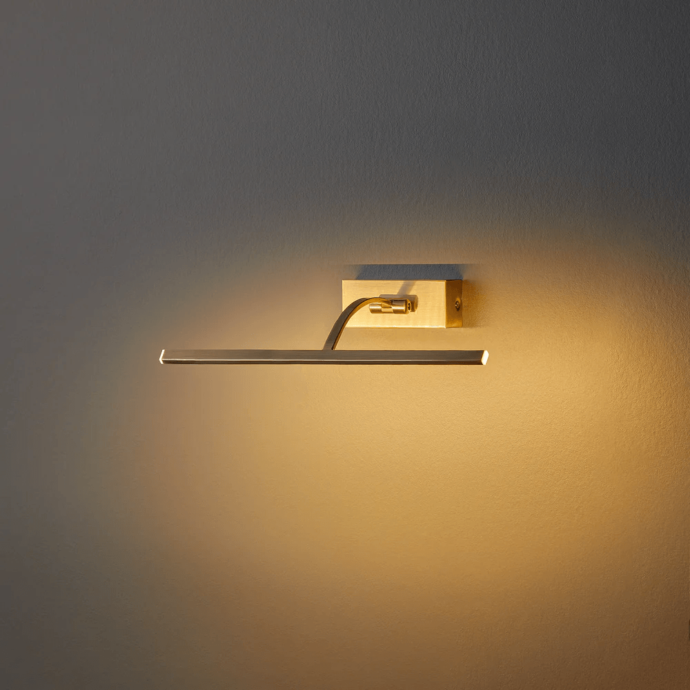 Pooky - Blake Dimmable Picture Light - Smaller - Antique Brass Finish