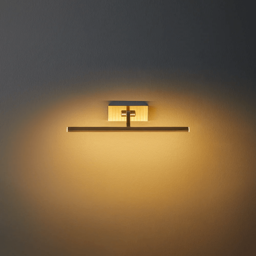 Pooky - Blake Dimmable Picture Light - Smaller - Antique Brass Finish