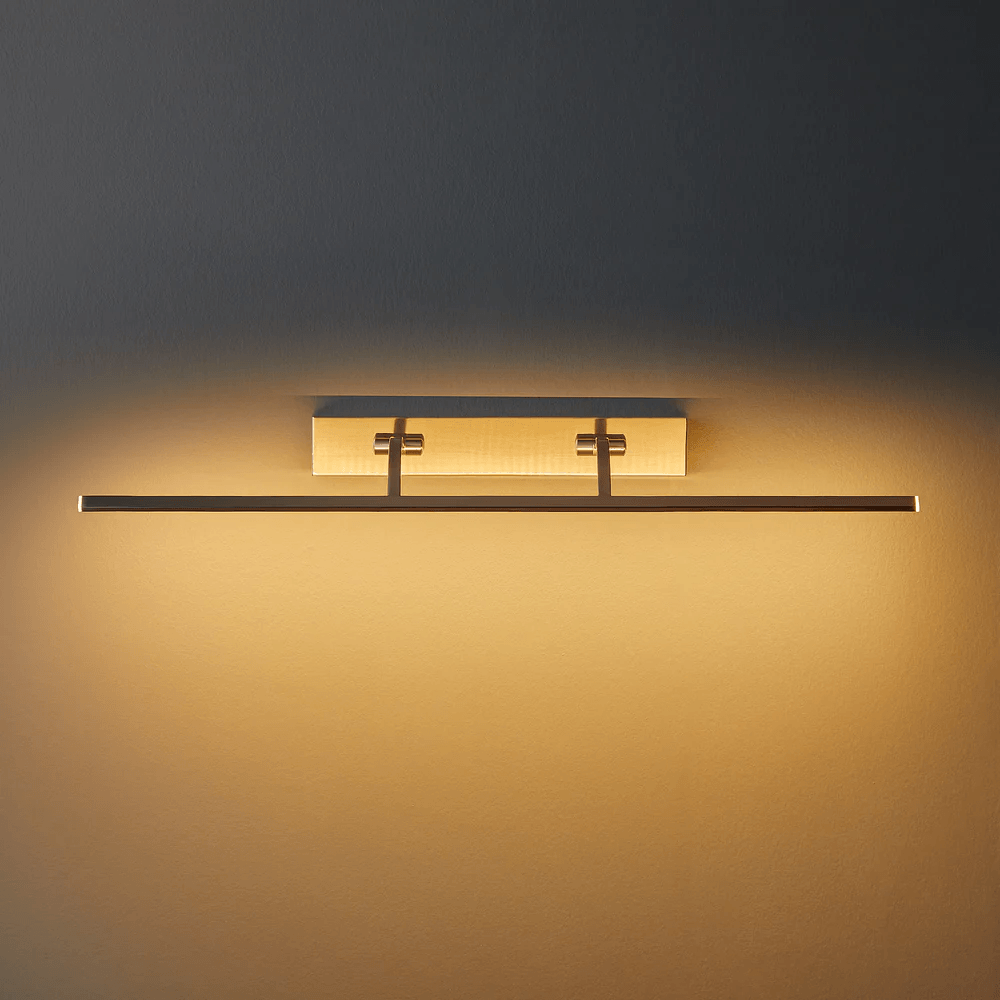 Pooky - Blake Dimmable Picture Light - Larger - Brushed Chrome Finish