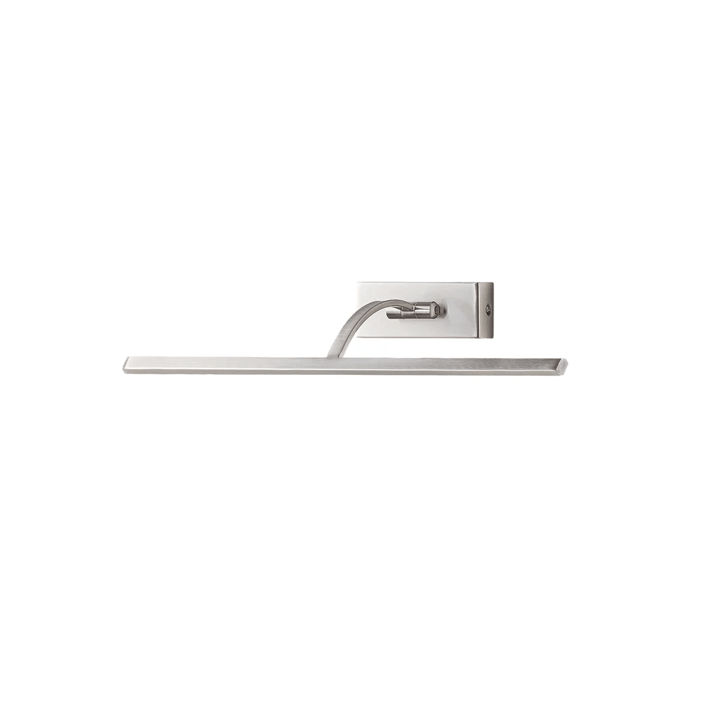 Pooky - Blake Dimmable Picture Light - Medium - Brushed Chrome Finish, sleek design with gentle illumination.