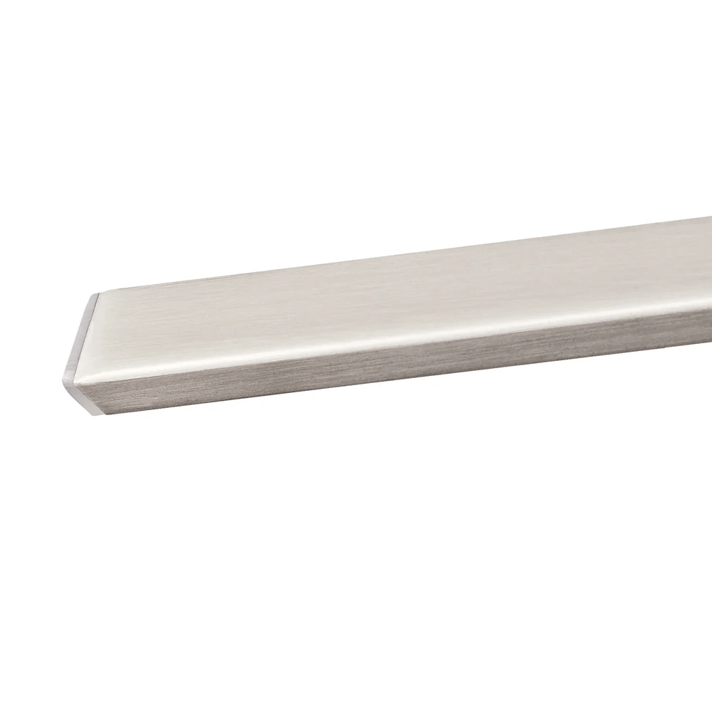 Pooky - Blake Dimmable Picture Light - Smaller - Brushed Chrome Finish close-up of brushed chrome finish.