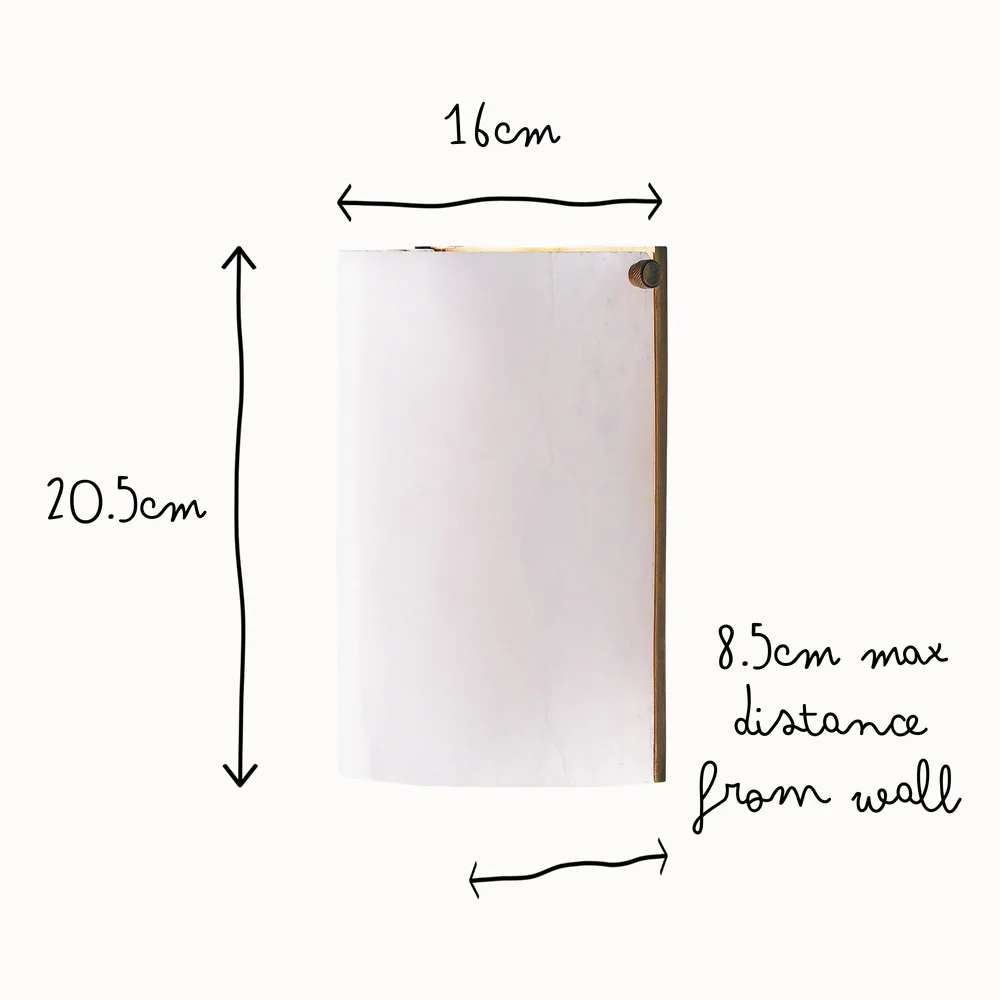 Pooky - Zeno Alabaster Wall Light
