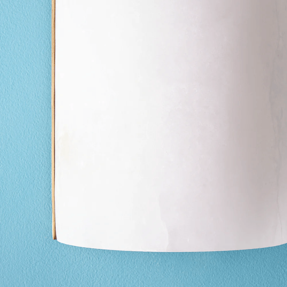 Pooky - Zeno Alabaster Wall Light showcasing the elegant design and natural beauty of alabaster.