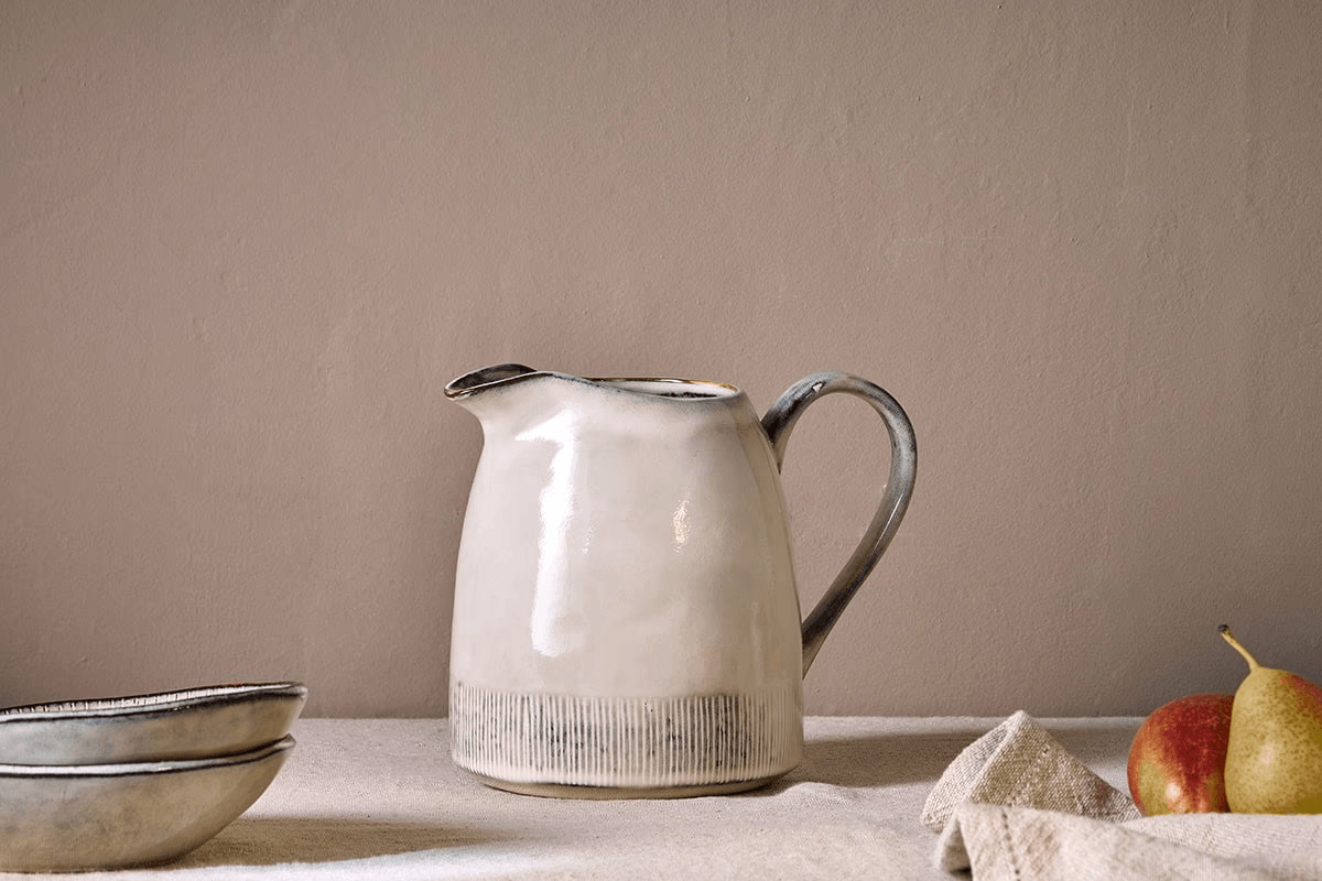 Nkuku - Malia Jug - Cream - Large