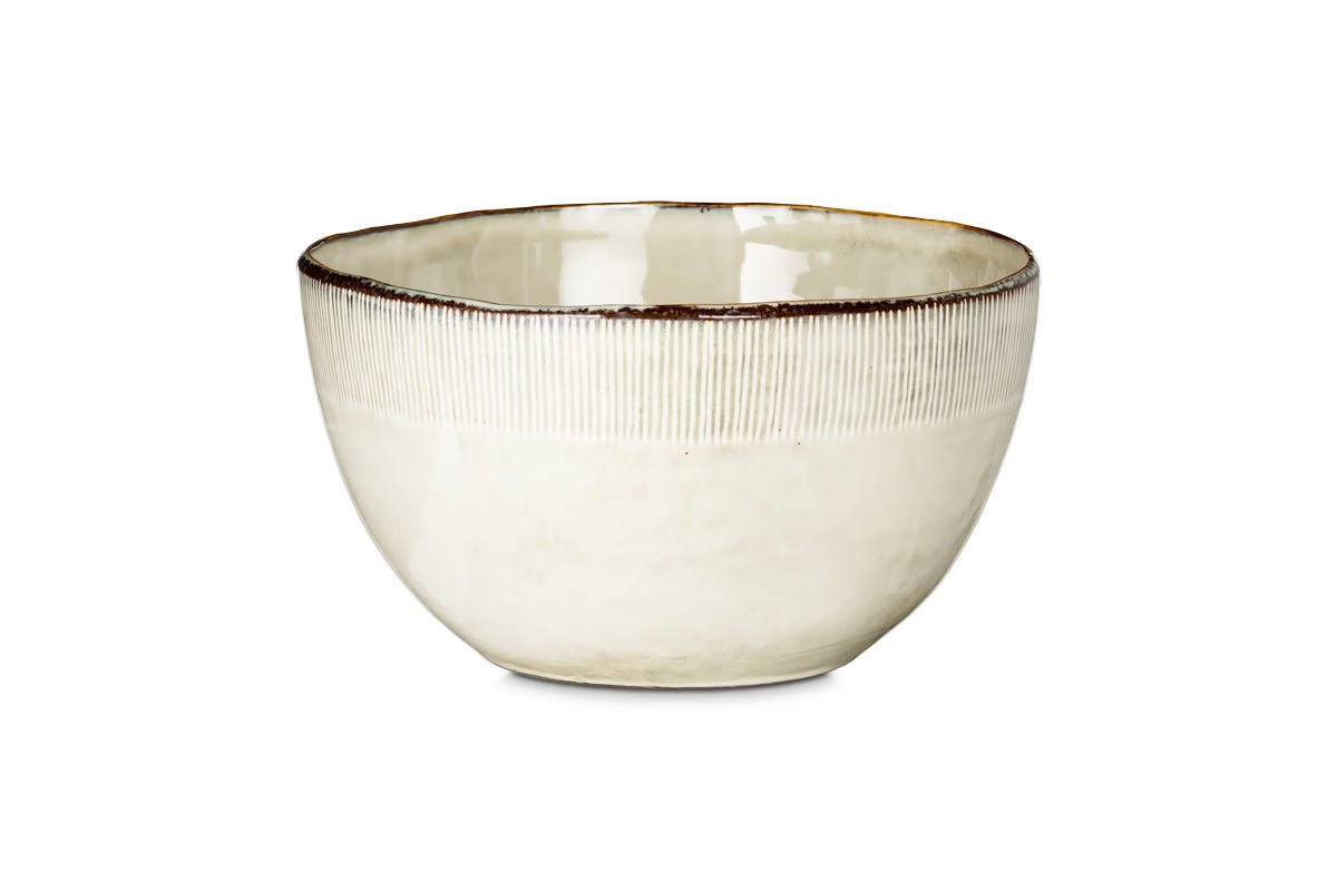 Nkuku - Malia Serving Bowl - Cream