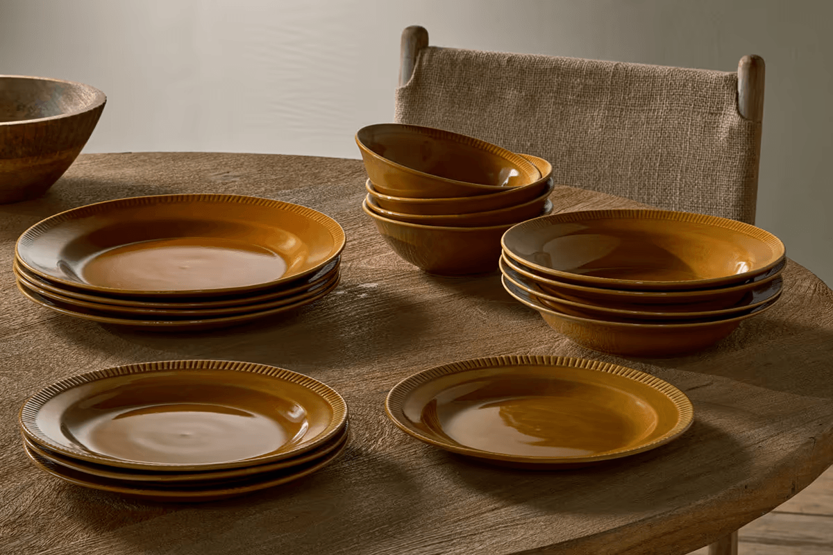 Nkuku - Nuwara Side Plate - Mustard