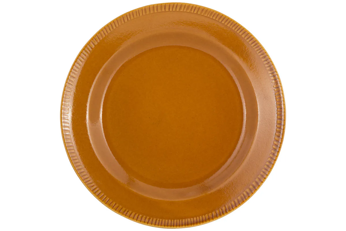 Nkuku - Nuwara Dinner Plate - Mustard