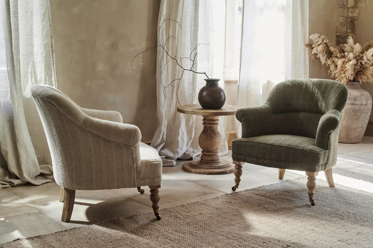 Nkuku - Kiana Cotton Armchair - Natural