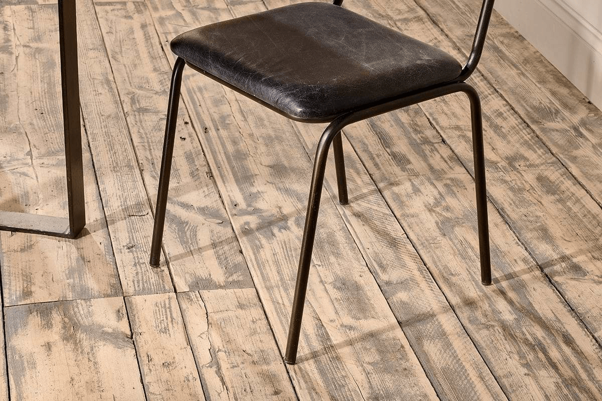 Nkuku - Iswa Leather & Cane Dining Chair - Black