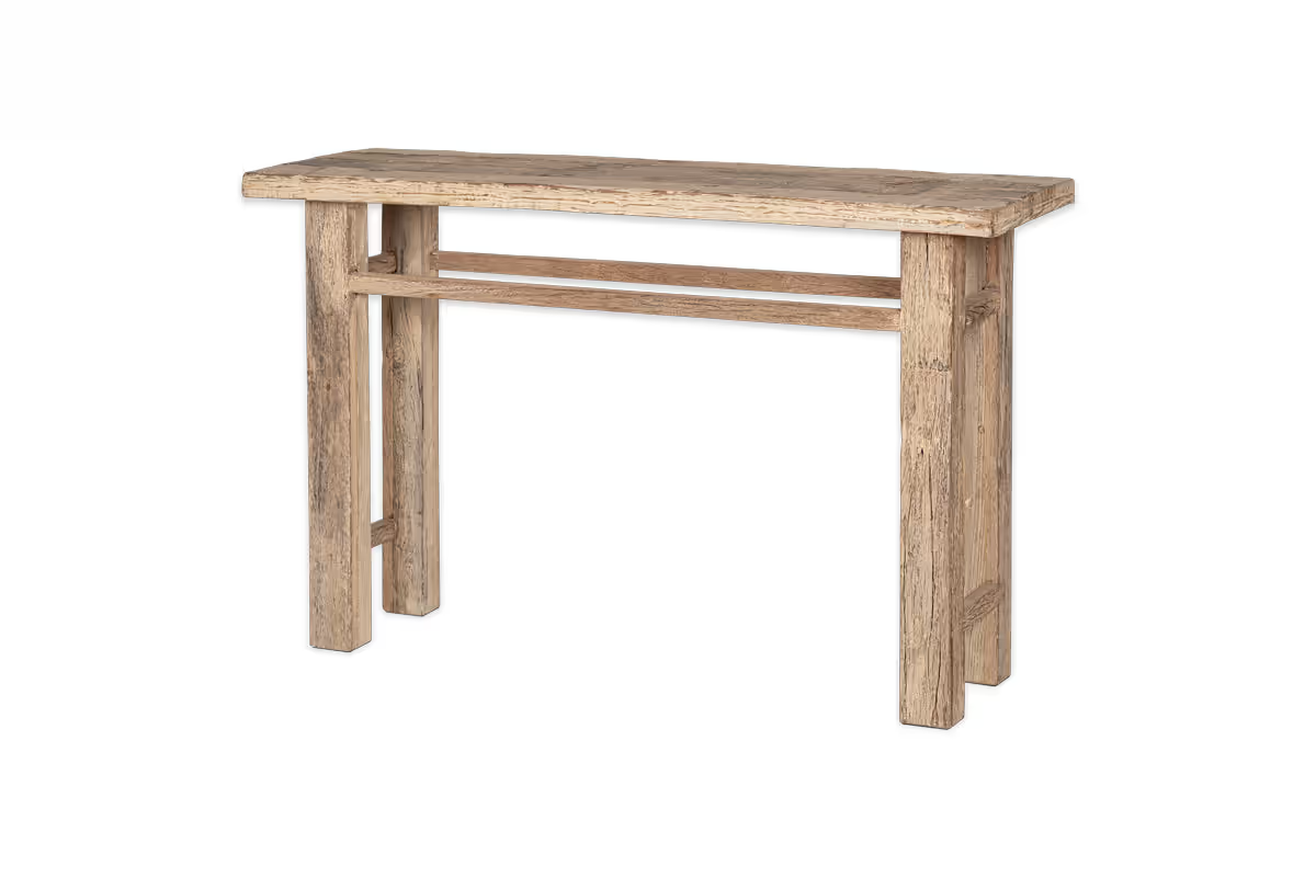 Nkuku - Ibo Reclaimed Wood Console Table - Natural