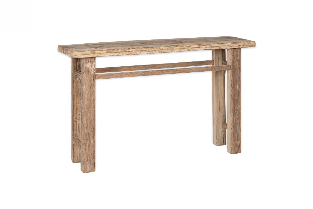 Nkuku - Ibo Reclaimed Wood Console Table - Natural