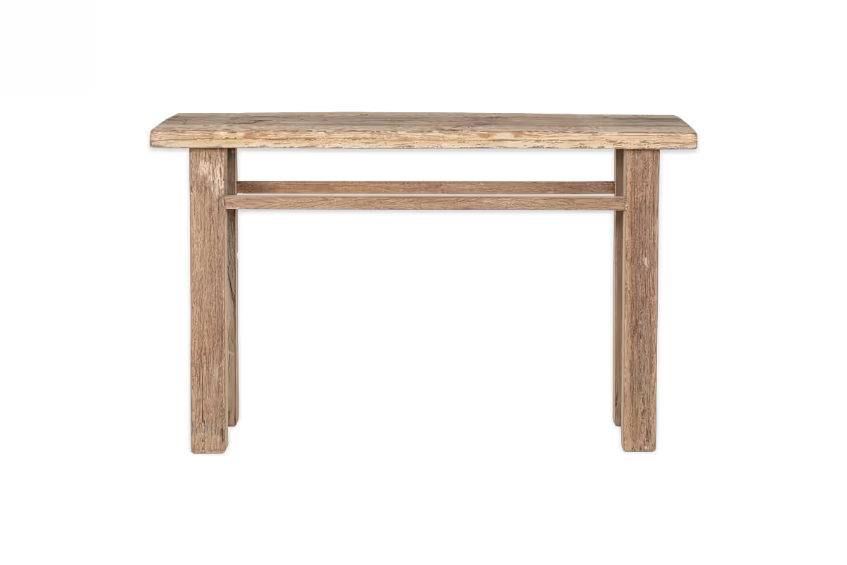 Nkuku - Ibo Reclaimed Wood Console Table - Natural