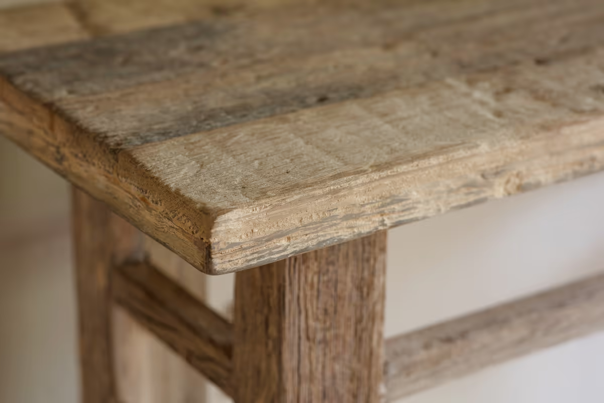 Nkuku - Ibo Reclaimed Wood Console Table - Natural