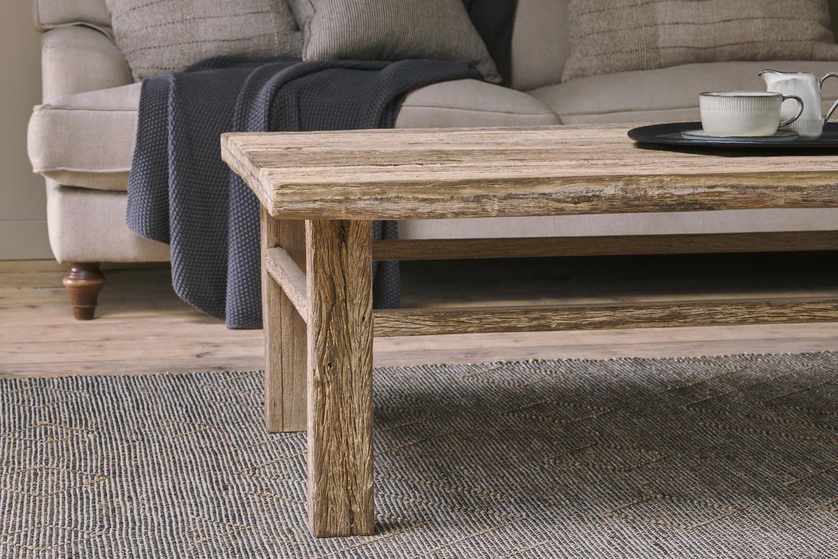 Nkuku - Ibo Reclaimed Wood Coffee Table - Natural