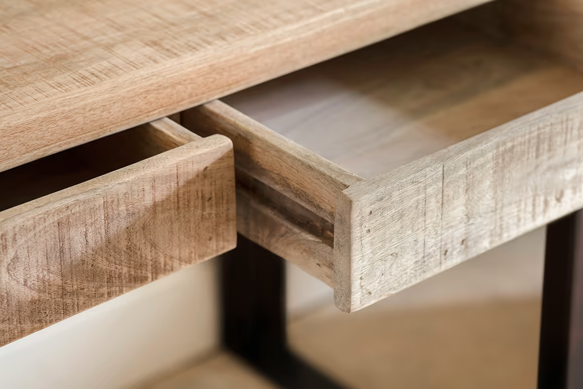 Nkuku - Fia Mango Wood Desk - Natural