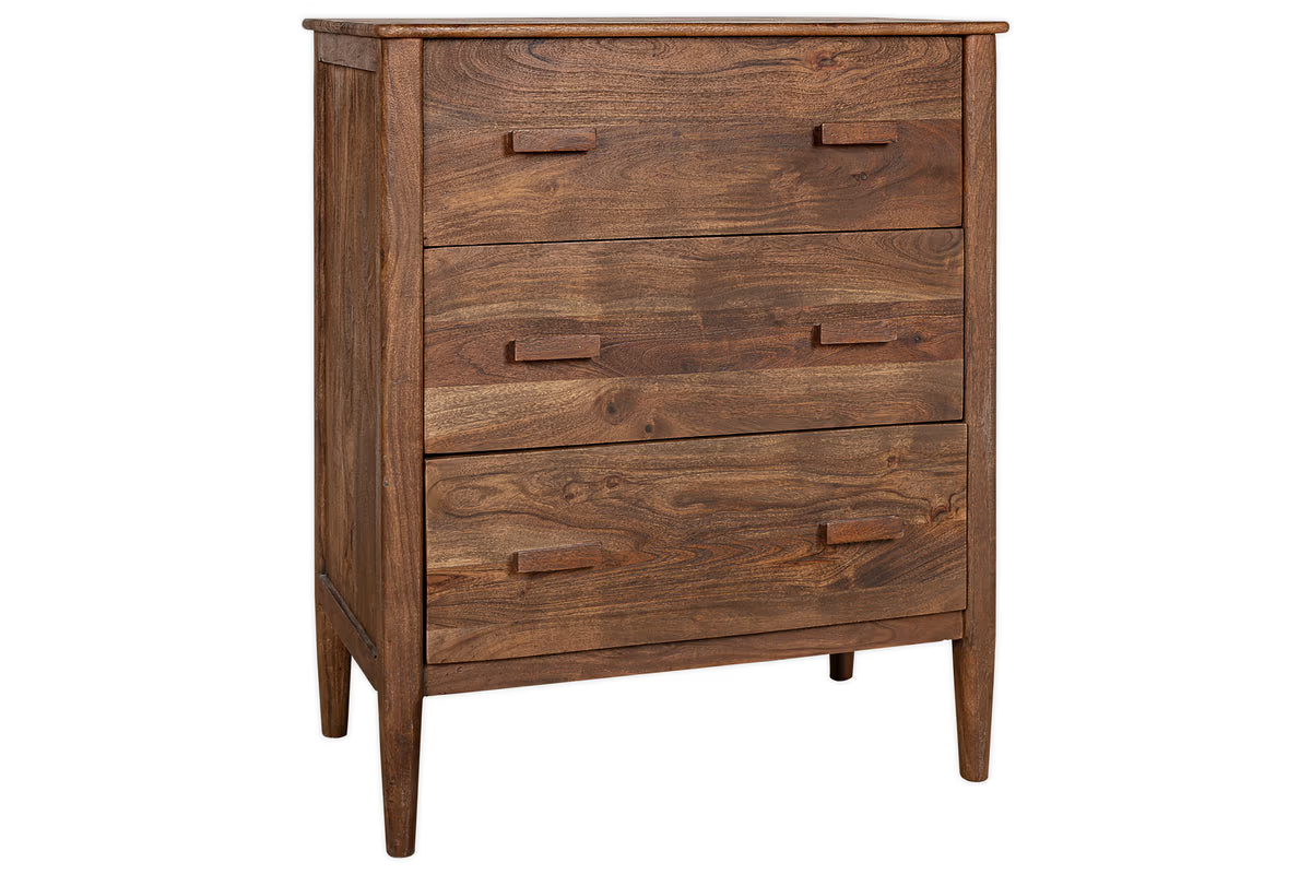 Nkuku - Anbu Acacia Chest of Drawers - Washed Walnut