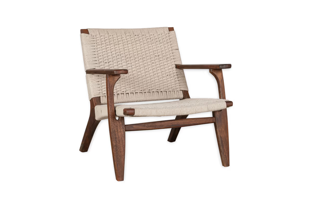 Nkuku - Surat Woven Lounger - Natural