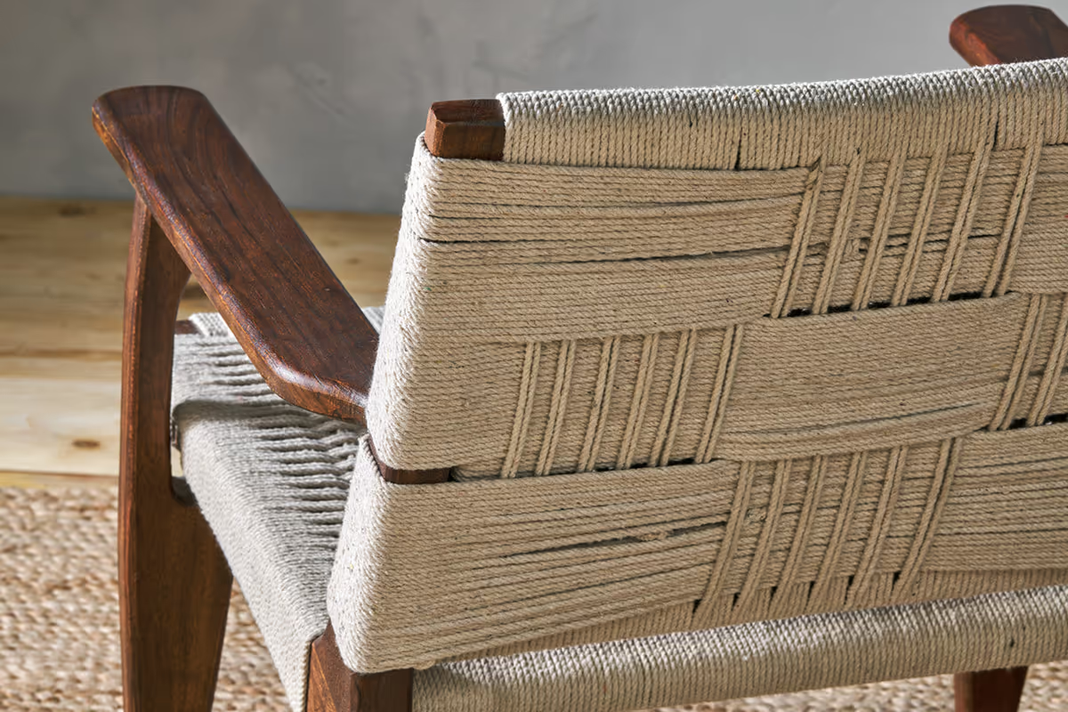 Nkuku - Surat Woven Lounger - Natural