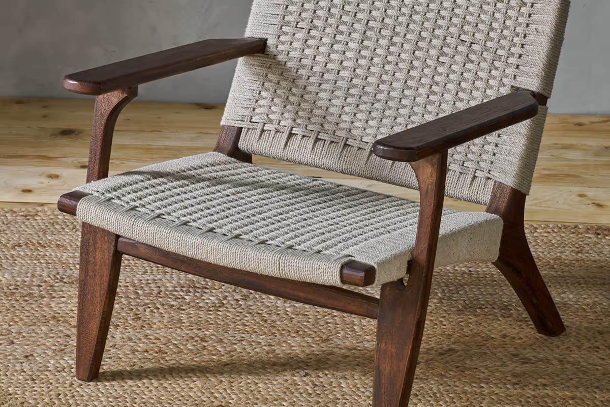 Nkuku - Surat Woven Lounger - Natural