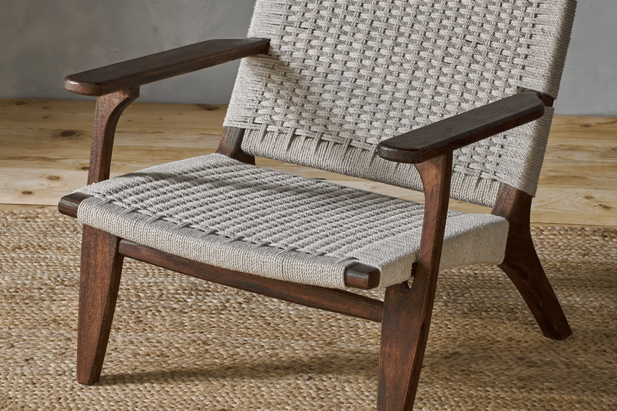 Nkuku - Surat Woven Lounger - Natural