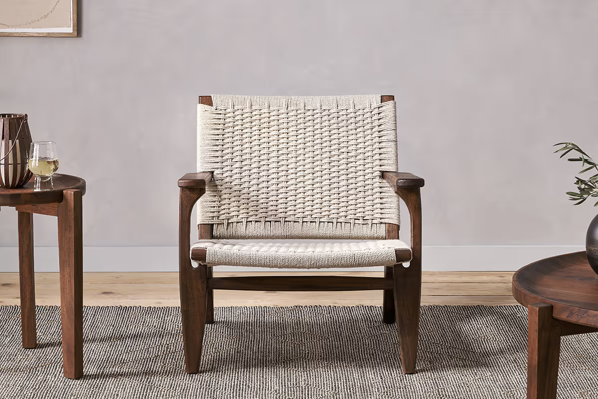 Nkuku - Surat Woven Lounger - Natural