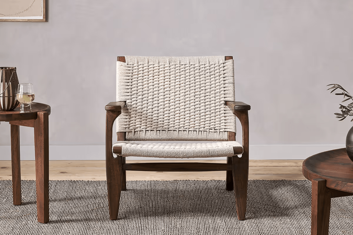 Nkuku - Surat Woven Lounger - Natural